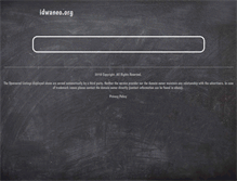 Tablet Screenshot of idwaneo.org